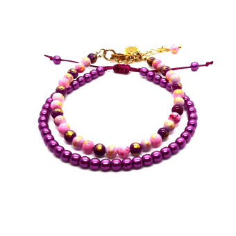 lila roze paarse armband