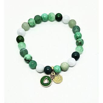 bohemian armband groentinten