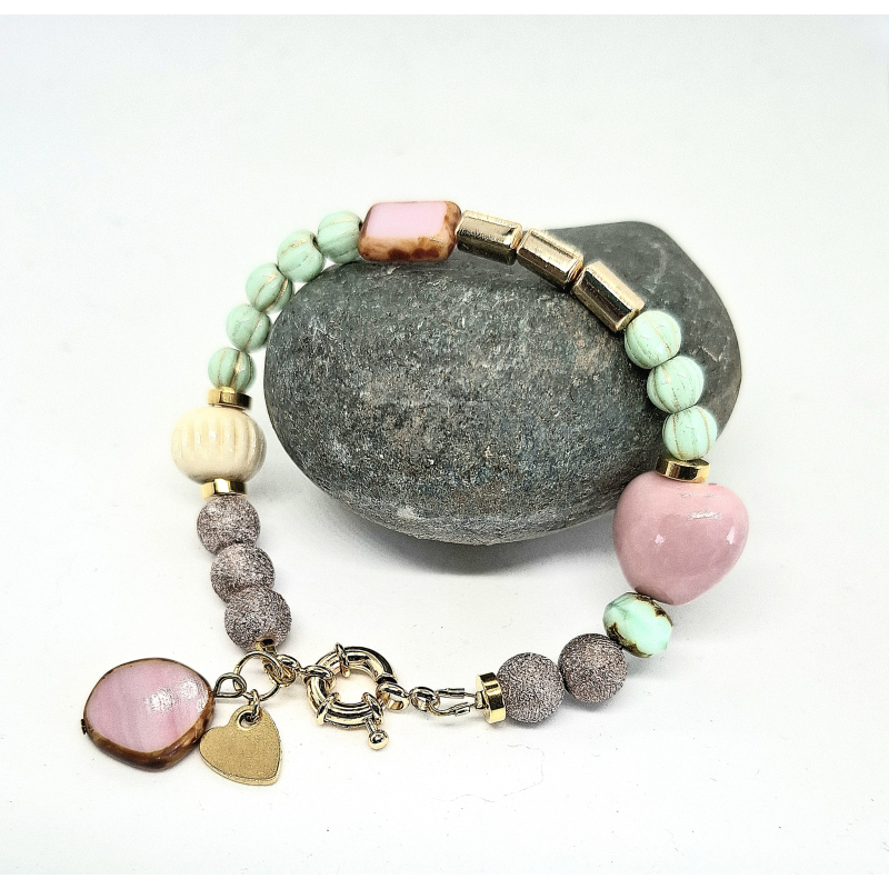 Statement armband pastel