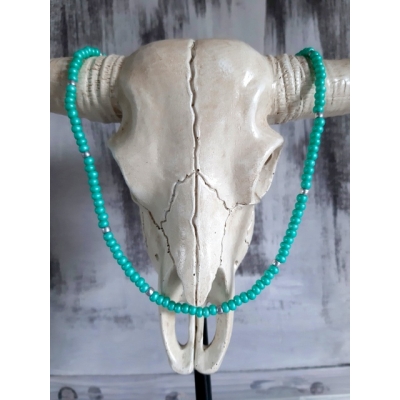 hals kettinkje turquoise-groen hals kettinkje turquoise-groen