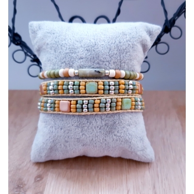 wikkelarmband in pasteltinten wikkelarmband in pasteltinten