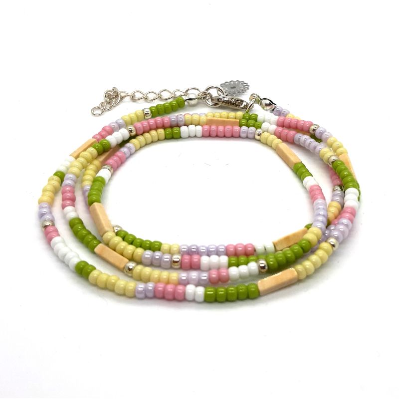 wikkelarmband pastel