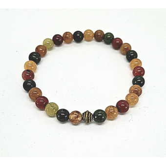 jade armband multicolor rond