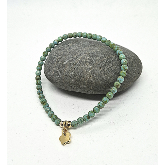 turquoise groen armbandje