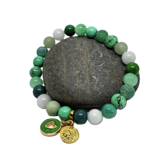 bohemian armband groentinten