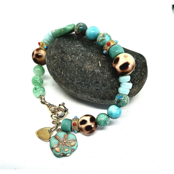 statement armband turquoise