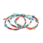 boho armband setje turquoise