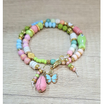pastel wikkelarmband