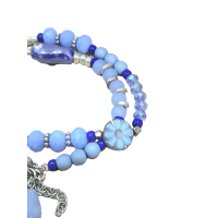blauwtinten wikkelarmband