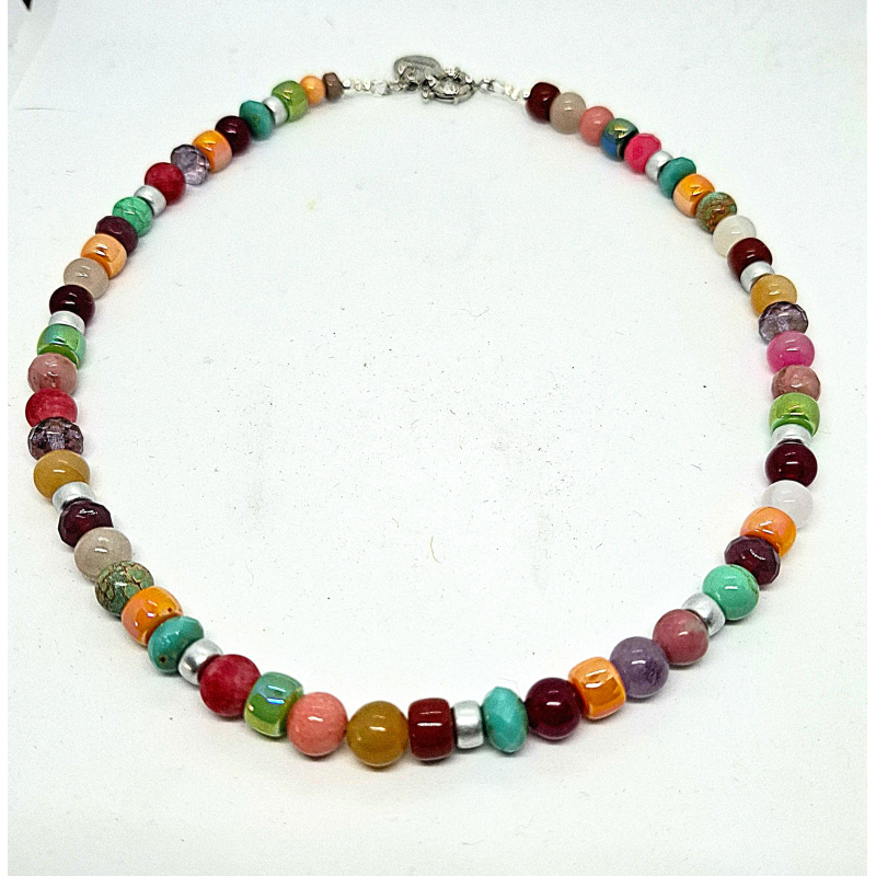 Kleurrijke korte ketting