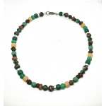 turquoise groene halsketting