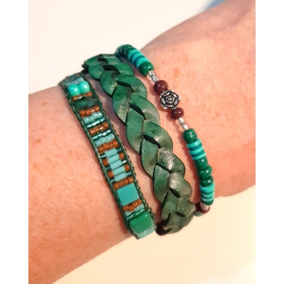 groene armbanden set groene armbanden set