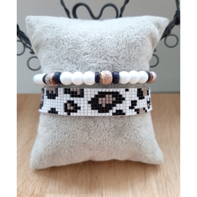 miyuki panter armband wit miyuki panter armband wit