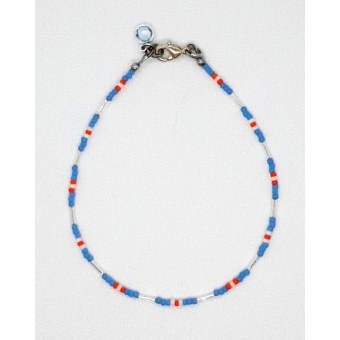 enkelbandje blauw