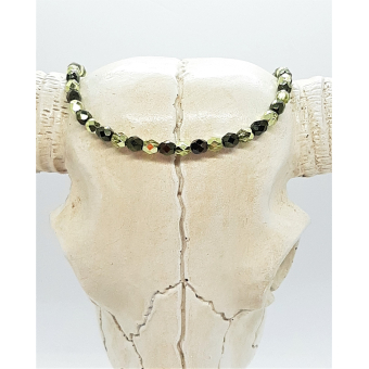 schuifarmbandje groen/lime