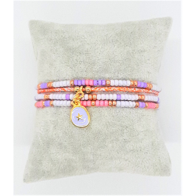 armband in lila/ paars/ roze