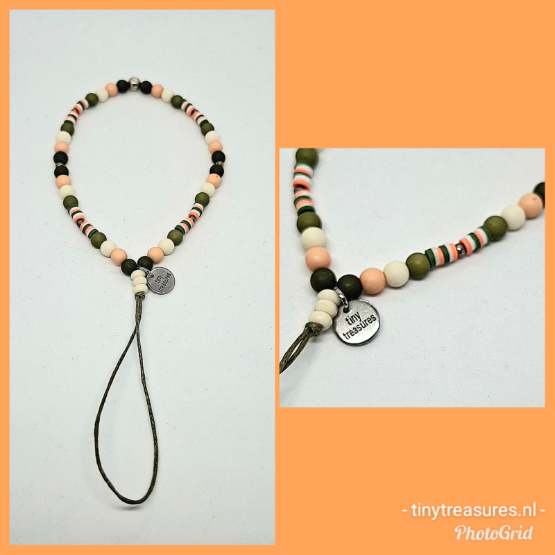 telefoonketting groen