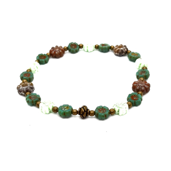 flower power armband little green flower