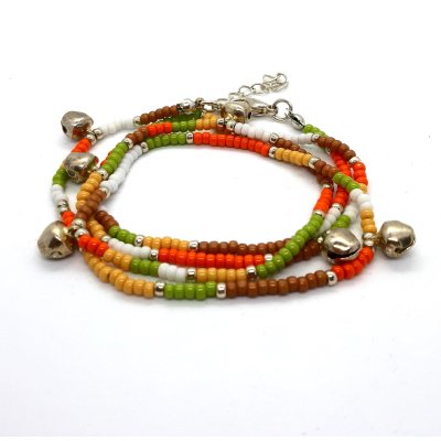 miyuki wikkelarmband belletjes zilver 2