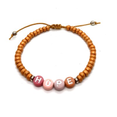 hope armbandje caramel