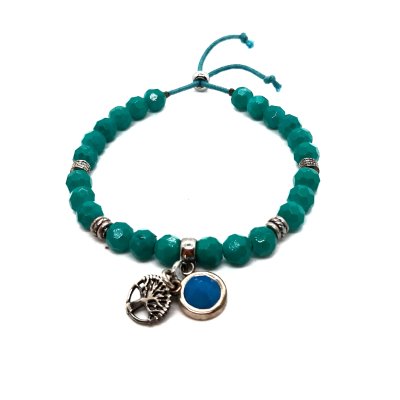 turquoise facet armband