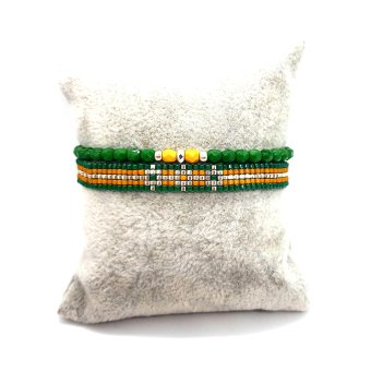 miyuki armbanden setje groen
