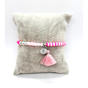 katsuki armband fel roze zilver