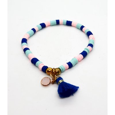 katsuki armbandje blauw/roze/goud katsuki armbandje blauw/roze/goud