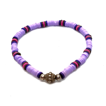 katsuki armbandje lila/ zilver