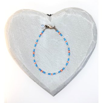 enkelbandje blauw