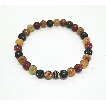 jade armband multicolor rond