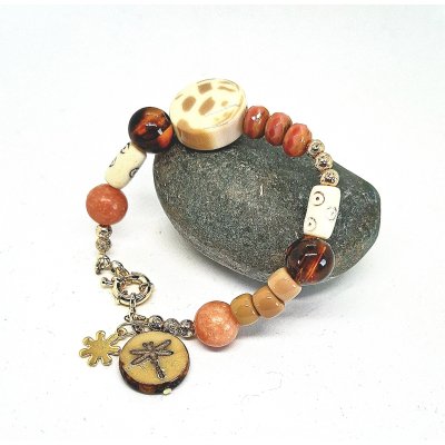 statement armband aardetinten