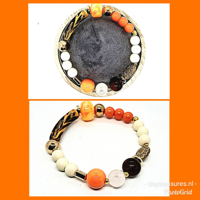 statement armband oranje