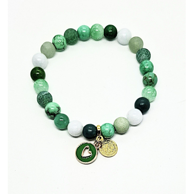 bohemian armband groentinten
