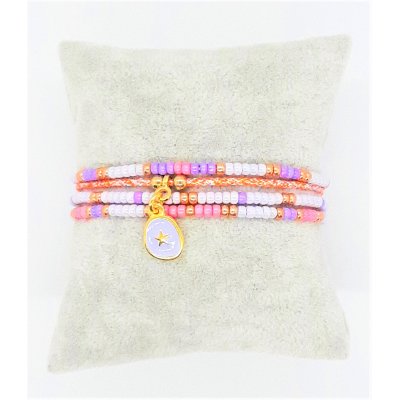 armband in lila/ paars/ roze